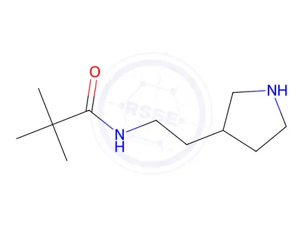 Chemical structure of n-(2-(Pyrrolidin-3-yl)ethyl)pivalamide
