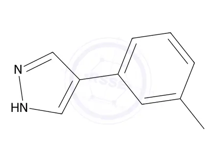 Chemical structure of 4-(3-Methylphenyl)-1H-pyrazole