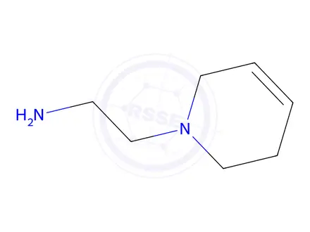 Chemical structure of 2-(1,2,3,6-tetrahydropyridin-1-yl)ethan-1-amine