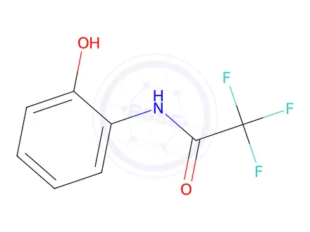Chemical structure of AcetaMide, 2,2,2-trifluoro-N-(2-hydroxyphenyl)-