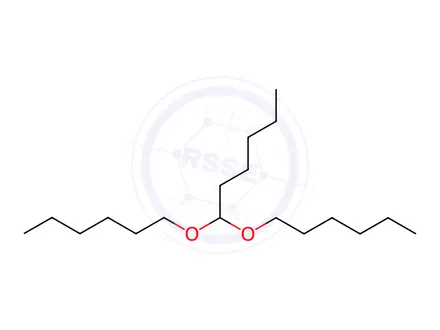 Chemical structure of 1,1-bis(hexyloxy)hexane