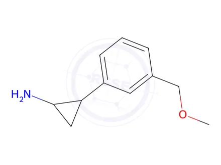 Chemical structure of 2-(3-(Methoxymethyl)phenyl)cyclopropan-1-amine