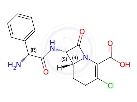 Chemical structure of Loracarbef L-Isomer