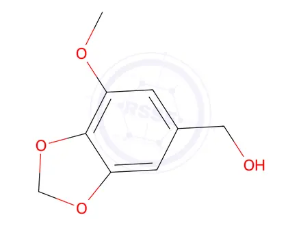 Chemical structure of (7-Methoxybenzo[d][1,3]dioxol-5-yl)methanol