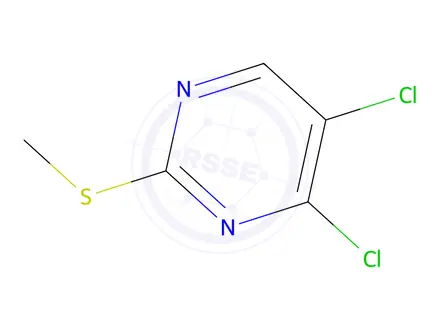 Chemical structure of 4,5-Dichloro-2-(methylsulfanyl)pyrimidine