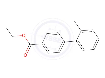 Chemical structure of 2'-Methylbiphenyl-4-carboxylic acid ethyl ester