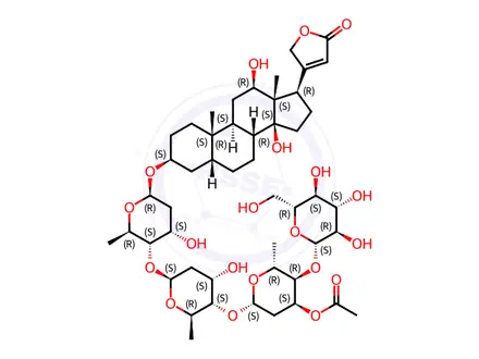 Chemical structure of Digoxin EP Impurity H