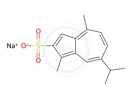 Chemical structure of Sodium Gualenate Impurity 9(Sodium salt)