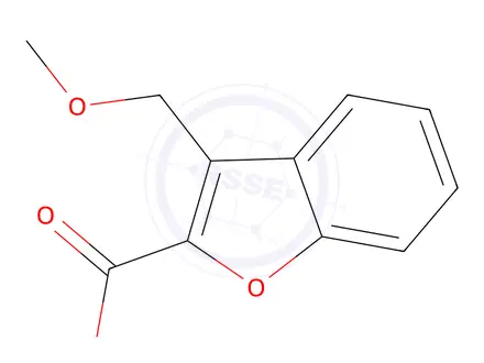 Chemical structure of 3-(methoxymethyl)-1-benzofuran-2-carboxylic Acid