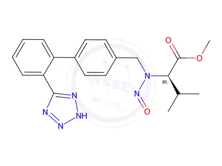 Chemical structure of Valsartan Impurity 112 (N-Nitroso Valsartan Impurity 111)