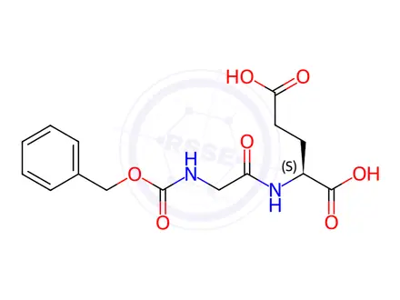 Chemical structure of Z-Gly-Glu-OH