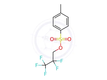 Chemical structure of 2,2,3,3,3-Pentafluoroprop-1-yl toluene-4-sulphonate