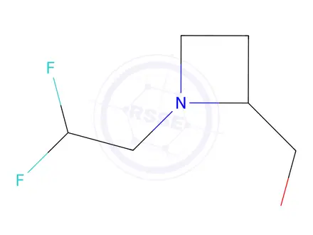Chemical structure of [1-(2,2-difluoroethyl)azetidin-2-yl]methanol