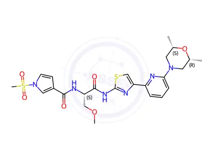 Chemical structure of FHD-286