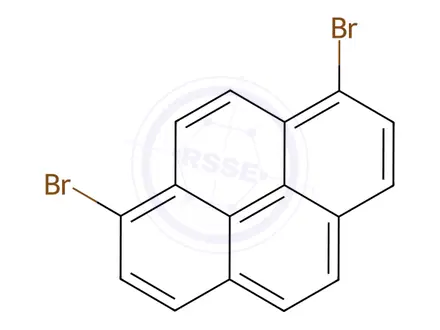 Chemical structure of 1,8-Dibromopyrene