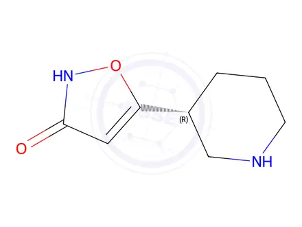 Chemical structure of (R)-5-(Piperidin-3-yl)isoxazol-3(2H)-one