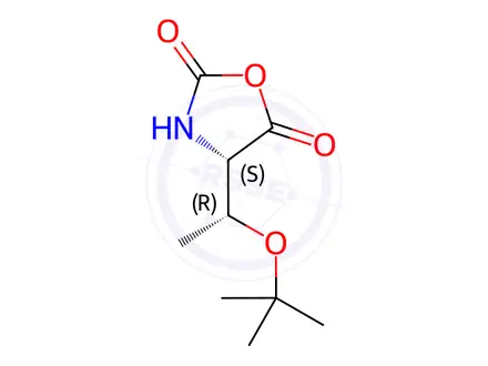 Chemical structure of (S)-4-((R)-1-(tert-butoxy)ethyl)oxazolidine-2,5-dione