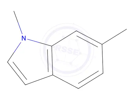 Chemical structure of 1,6-Dimethyl-1H-indole