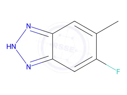 Chemical structure of 5-Fluoro-6-methyl-1H-benzo[d][1,2,3]triazole