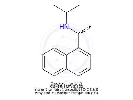 Chemical structure of Cinacalcet Impurity 192