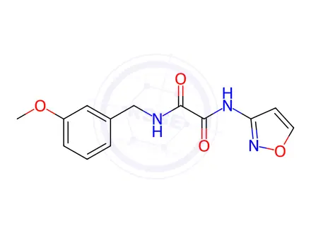 Chemical structure of N1-(Isoxazol-3-yl)-N2-(3-methoxybenzyl)oxalamide
