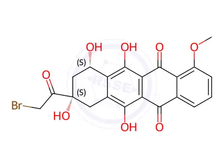 Chemical structure of Epirubicin Impurity 5