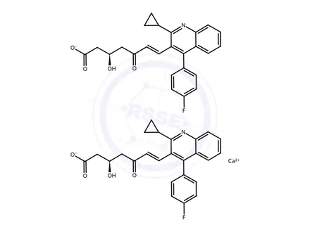 Chemical structure of Pitavastatin Impurity 174