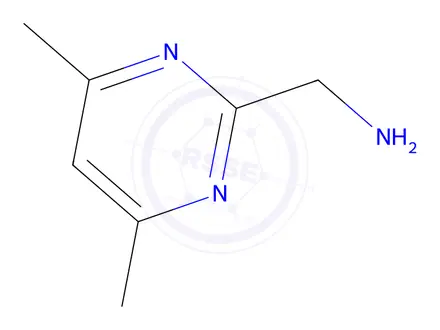Chemical structure of 2-Pyrimidinemethanamine, 4,6-dimethyl-(9CI)