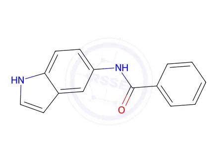 Chemical structure of N-(1H-Indol-5-yl)benzamide
