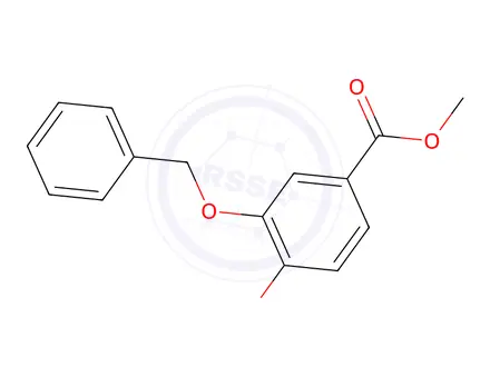 Chemical structure of Methyl 3-(benzyloxy)-4-methoxybenzoate
