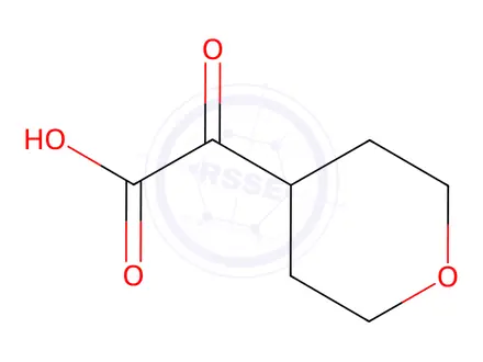 Chemical structure of 2-Oxo-2-(tetrahydro-2H-pyran-4-yl)acetic acid