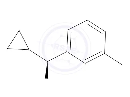 Chemical structure of (S)-cyclopropyl(m-tolyl)methanamine