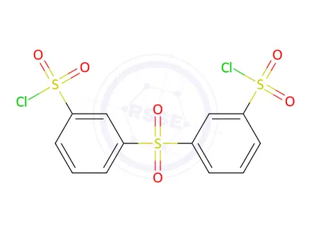 Chemical structure of Diphenyl Sulfone-3,3'-disulfonyl Chloride