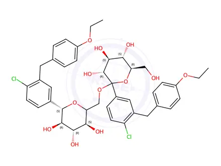 Chemical structure of Dapagliflozin Impurity 3
