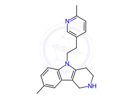 Chemical structure of Dimebon Impurity 2