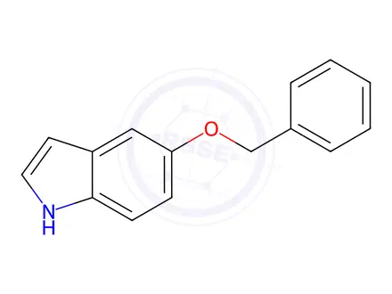 Chemical structure of 5-Benzyloxyindole
