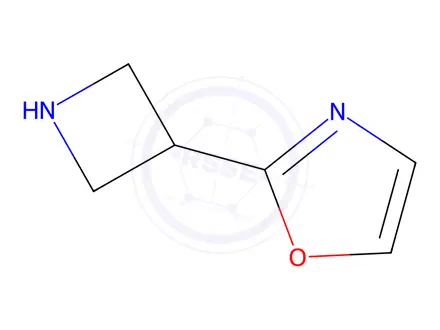Chemical structure of Oxazole, 2-(3-azetidinyl)-