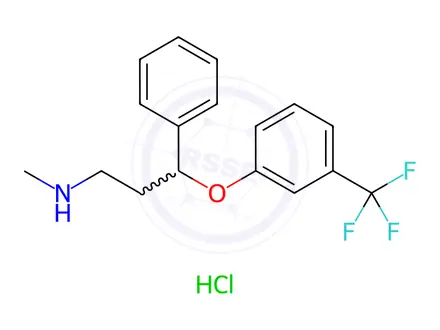 Chemical structure of Meta Fluoxetine Hydrochloride