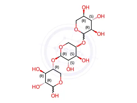 Chemical structure of Xylotriose