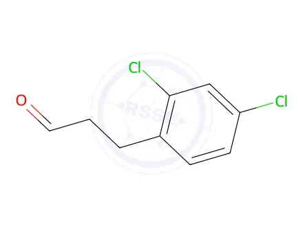 Chemical structure of 2,4-Dichlorobenzenepropanal