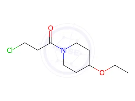 Chemical structure of 3-Chloro-1-(4-ethoxypiperidin-1-yl)propan-1-one