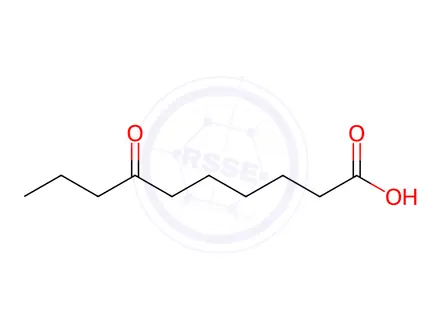 Chemical structure of 7-OXODECANOIC ACID