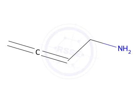 Chemical structure of buta-2,3-dien-1-amine hydrochloride