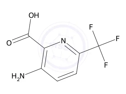 Chemical structure of 3-Amino-6-(trifluoromethyl)picolinic acid