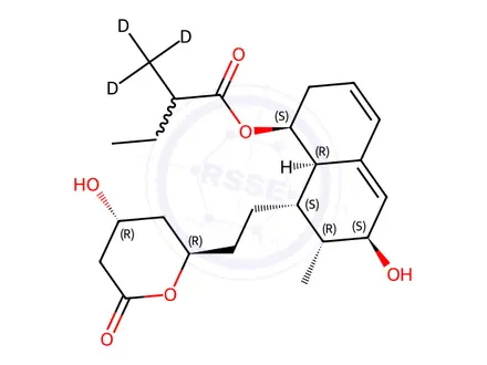 Chemical structure of 3-Alpha-Hydroxy Pravastatin Lactone-d3
