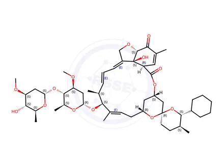Chemical structure of Selamectin Impurity 10