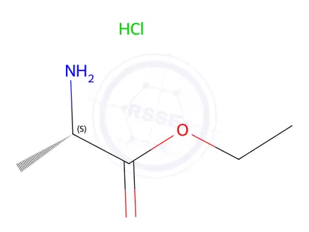 Chemical structure of L-Alanine Ethyl Ester Hydrochloride Salt
