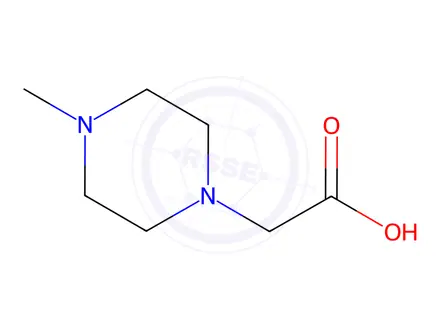Chemical structure of 2-(4-Methylpiperazin-1-yl)acetic acid dihydrochloride
