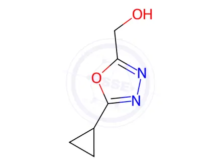 Chemical structure of (5-Cyclopropyl-1,3,4-oxadiazol-2-yl)methanol