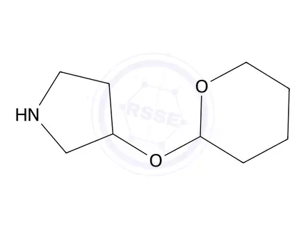 Chemical structure of 3-(Tetrahydro-pyran-2-yloxy)-pyrrolidine